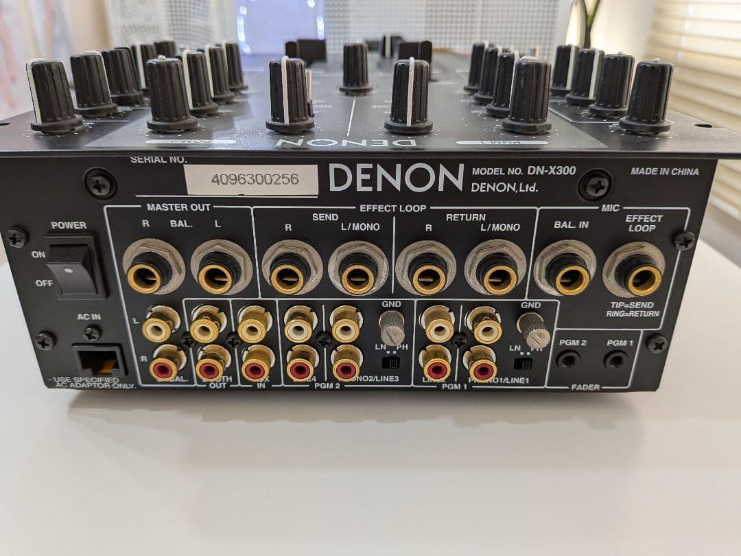 美品 DENON DN-X300 DJミキサー ACアダプター