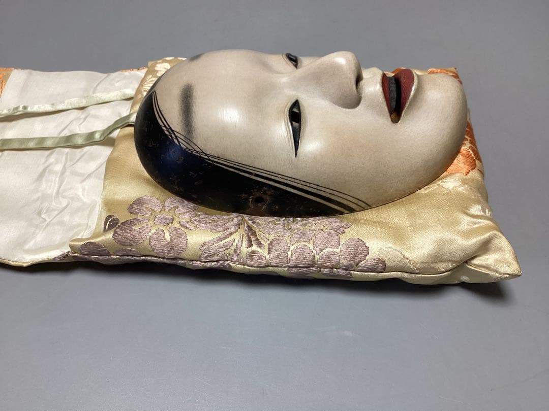 委託品　能面　能面師『堀安右衛門』作　増女　共箱　売り切り