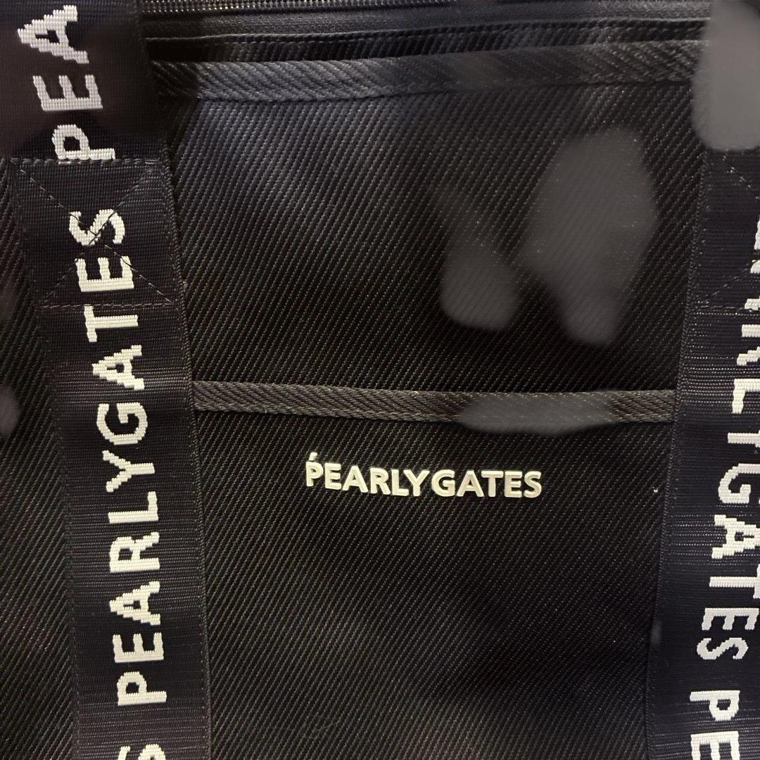 正規品！美品！PEARLY GATES ネイビー　ロッカートートバッグ大容量