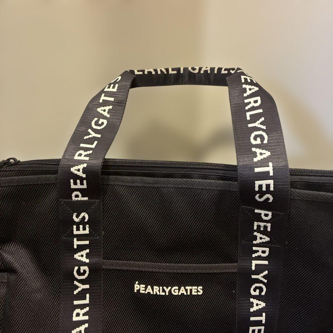 正規品！美品！PEARLY GATES ネイビー　ロッカートートバッグ大容量