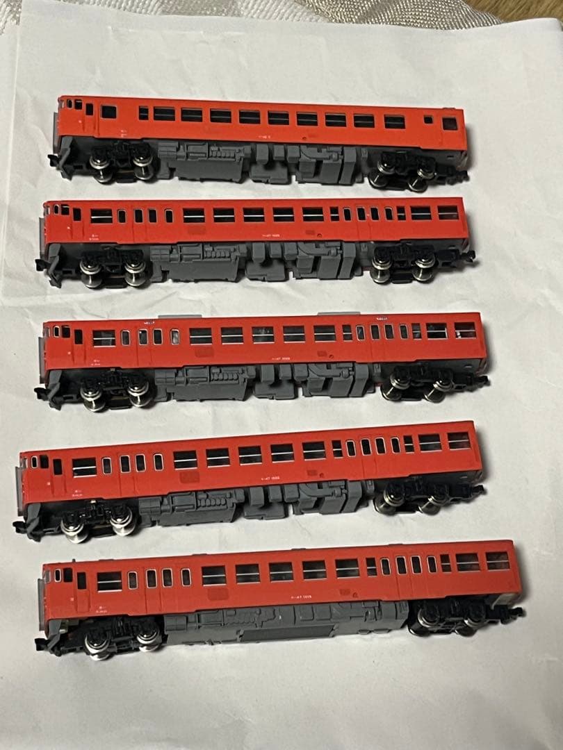 キハ47 48 kato 5両　内4両ライト点灯　1両動力動作確認済