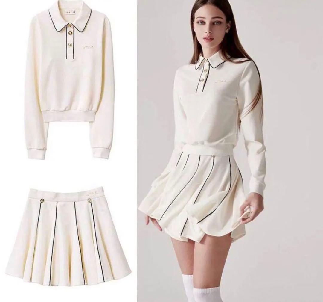 UTAA ゴルフ レディース トップス スカート 2点 セット