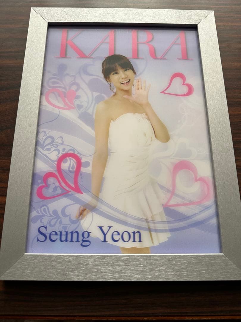 KARA 3Dポスター 額縁入り５枚セット　ファミマ限定