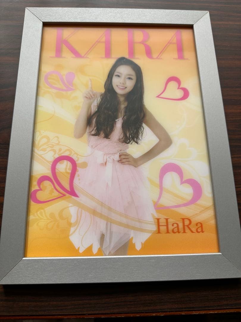 KARA 3Dポスター 額縁入り５枚セット　ファミマ限定
