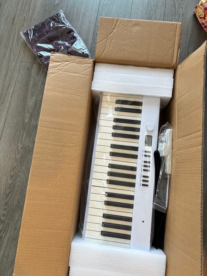 Moon  電子ピアノ 88鍵盤 折りたたみ式 電子キーボード 白