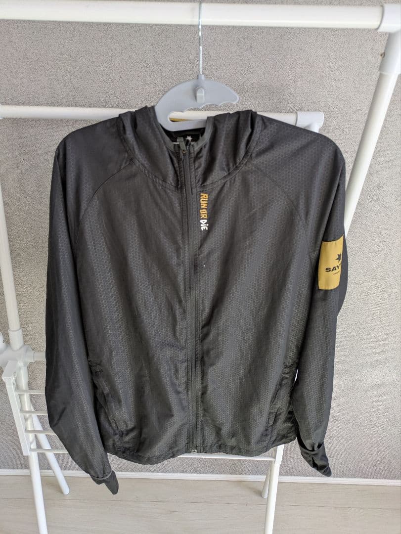 SAYSKY ブラック ウィンドブレーカー S