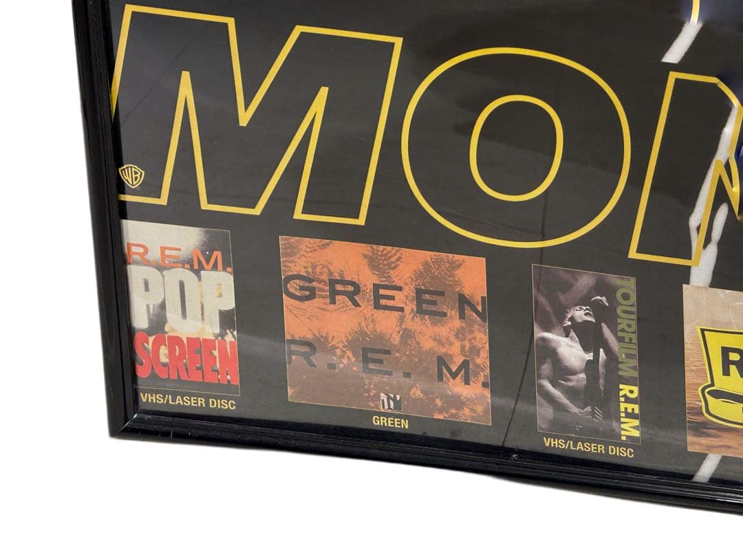 額付き R.E.M. 1995年 MONSTER モンスター ポスター