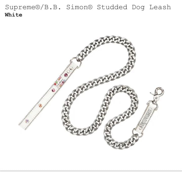 犬服・アクセサリー Supreme / B.B. Simon Studded Dog Leash