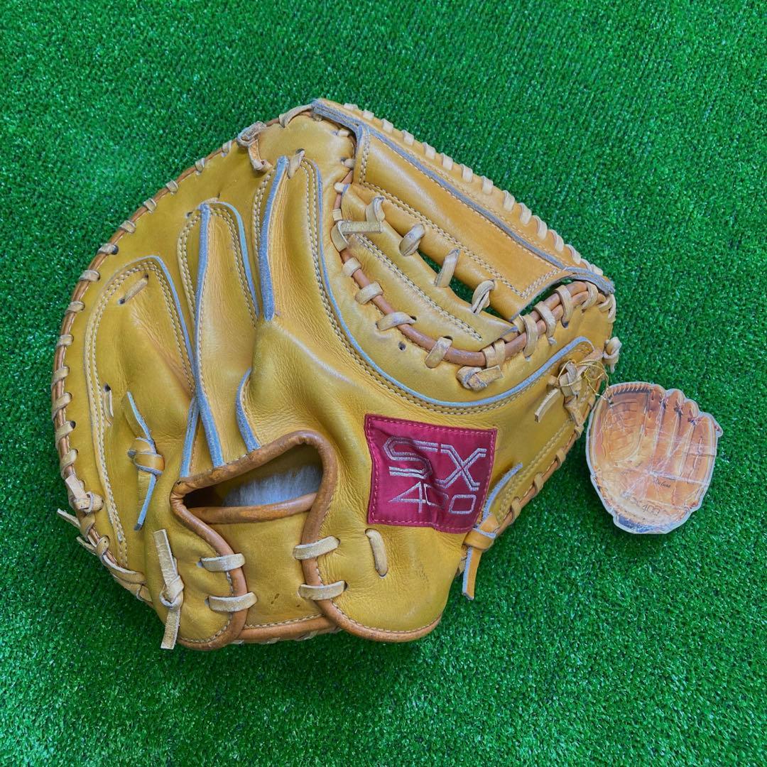 SX400  キャッチャーミット　金田正一投手400勝記念グラブ　レア