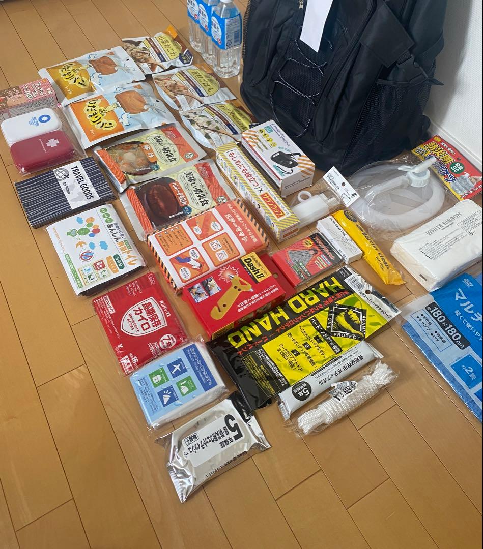 防災リュック　避難生活用品　防災セット　防災グッズ　避難リュック　地震対策　備蓄