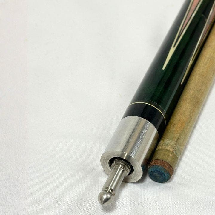 ビリヤードキュー 2ピース 149cm ケース付 曲がりなし ジョイント プレイ