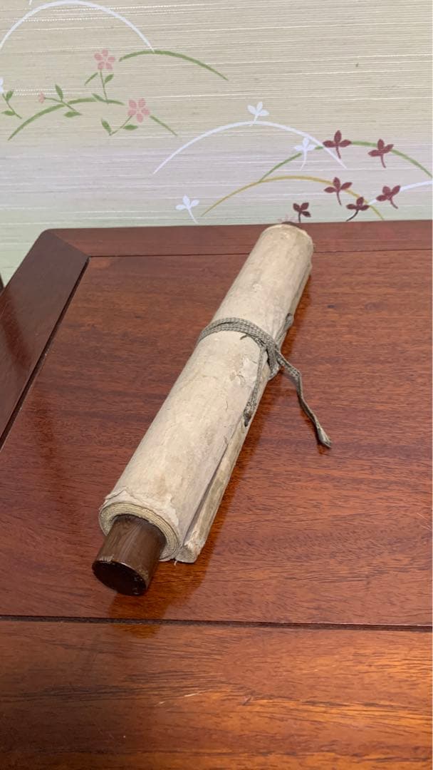 ①①蔵出し　古い書道掛け軸　江戸期後期　香川景樹　和歌短冊