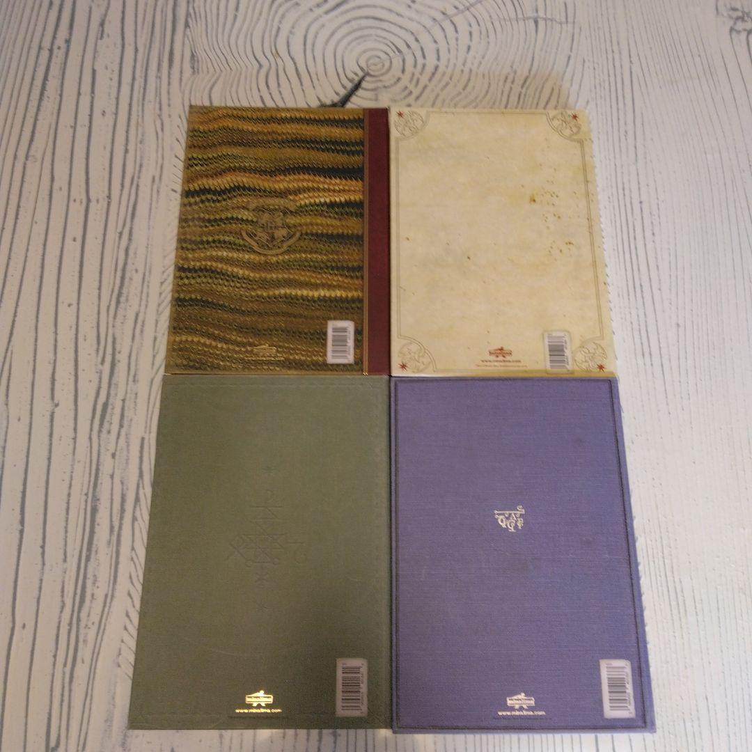 未使用　ハリーポッター教科書ノート　ミナリマ　ハードカバー　4冊セット