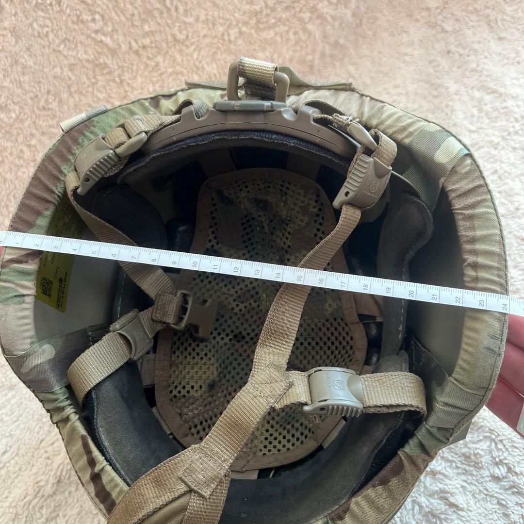 ＜希少＞イギリス軍放出品Virtus ヘルメット＆MTPカバー　サイズS