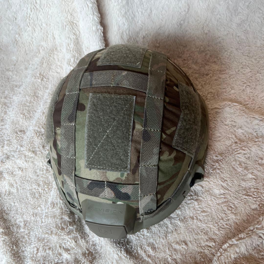 ＜希少＞イギリス軍放出品Virtus ヘルメット＆MTPカバー　サイズS