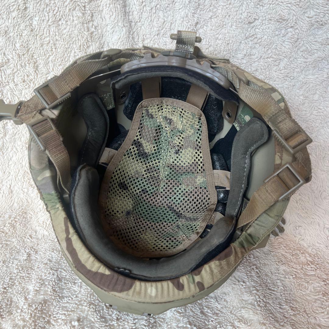 ＜希少＞イギリス軍放出品Virtus ヘルメット＆MTPカバー　サイズS