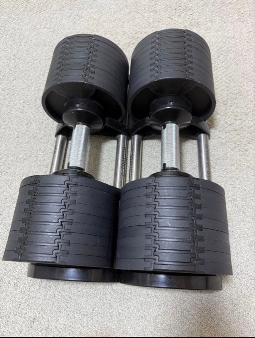 ダンベル 32kg 4kg刻み 可変式ダンベル NUOBELL 1／2