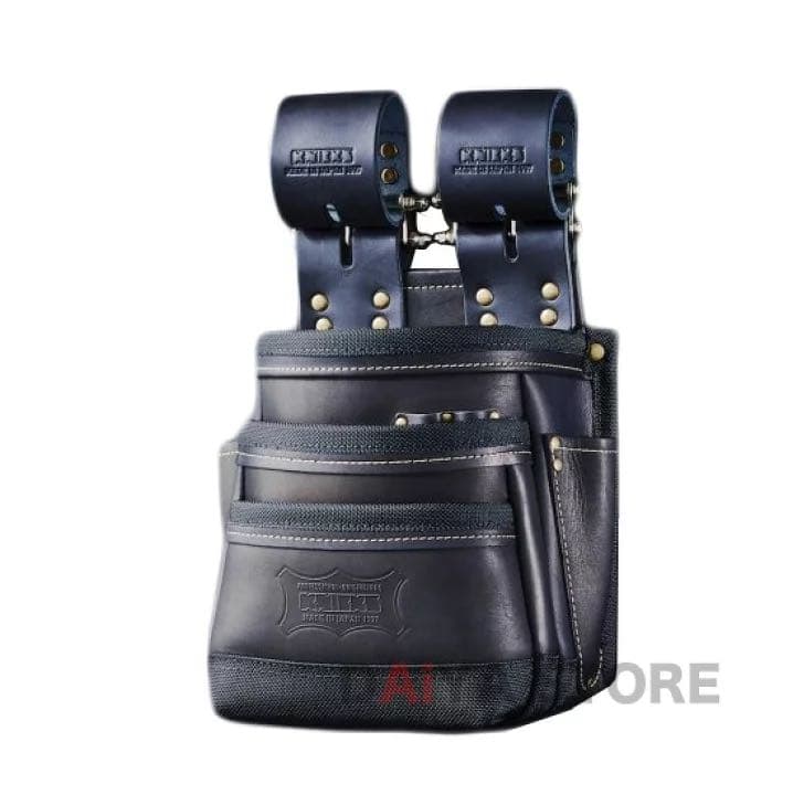 ニックス 総ヌメ革使用 3段腰袋 チェーンタイプ KBB-301DDX 腰袋