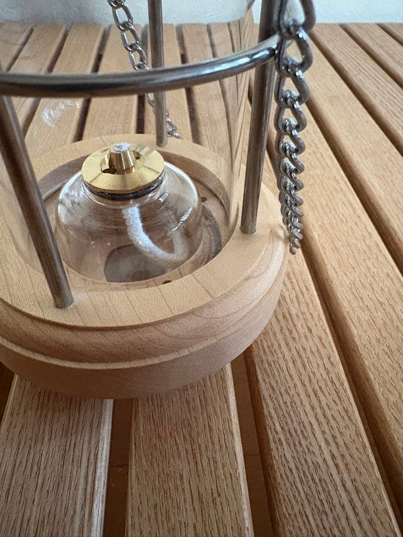 木製 ランタン オイルランプ ハンドメイド