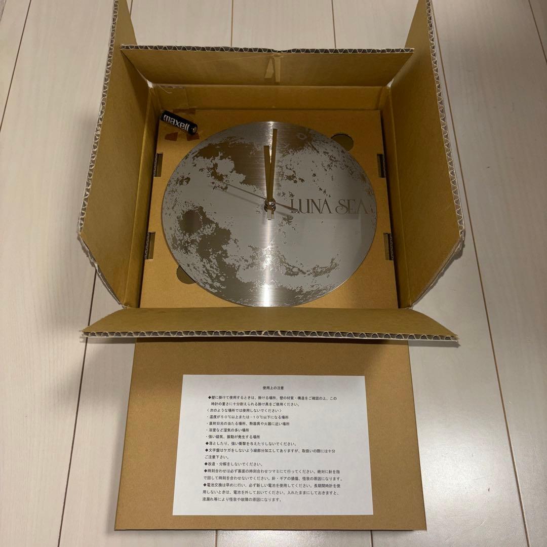 LUNA SEA 時計 レア 入手困難 ロゴ 月 掛け時計 インテリア ルナシー