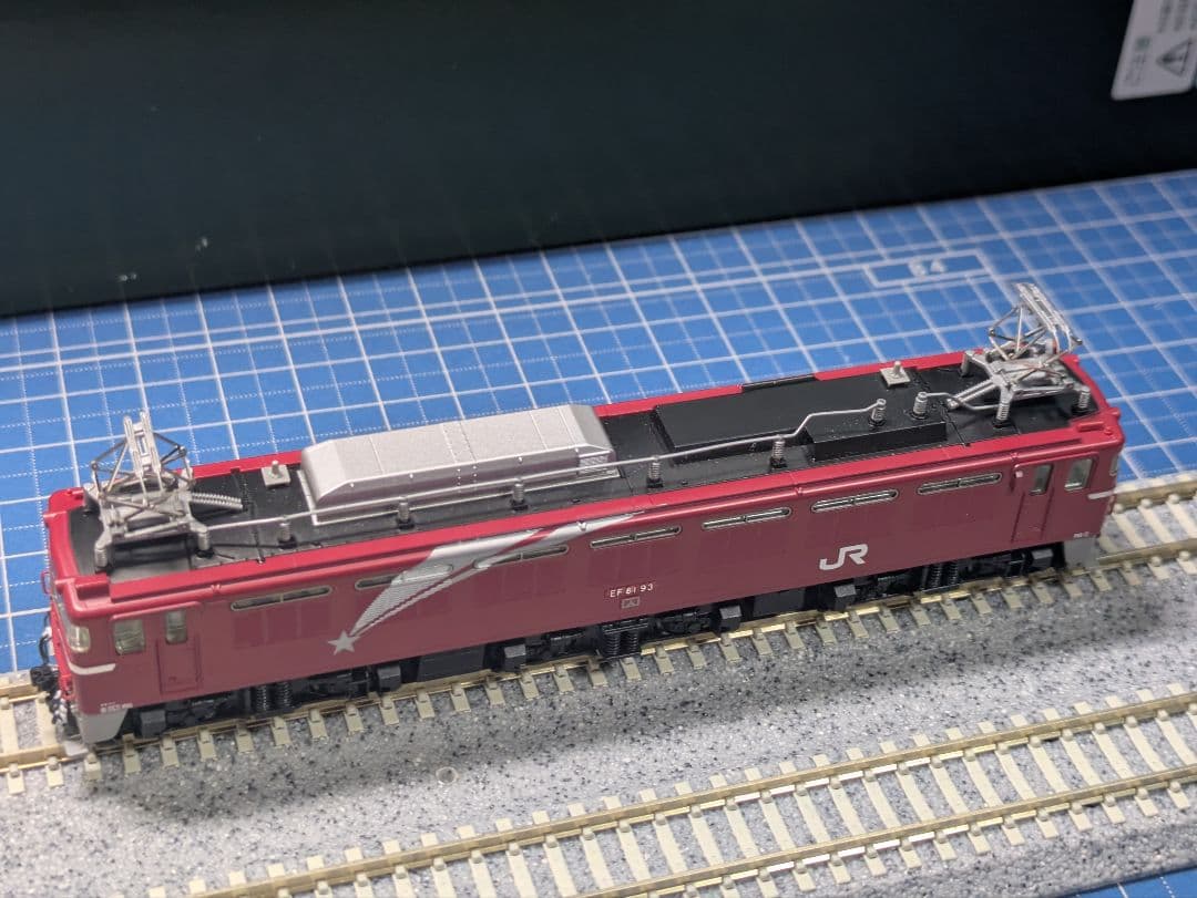 TOMIX 7126 JR EF81形電気機関車（北斗星、Hゴムグレー）加工品