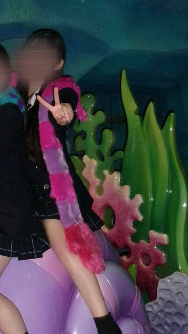 ディズニーチェシャ猫 マフラーファンキャップ