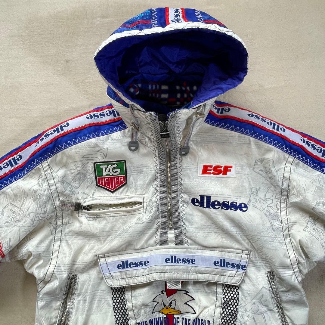 ellesse ココリコ　フランス代表　スキー　ウェア　セットアップ