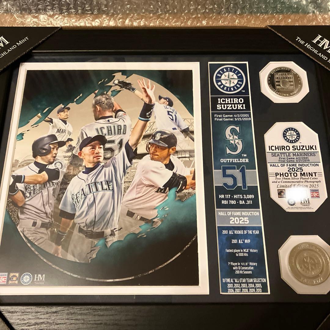 イチロー　メジャー殿堂入り記念　ダブルフォトミント