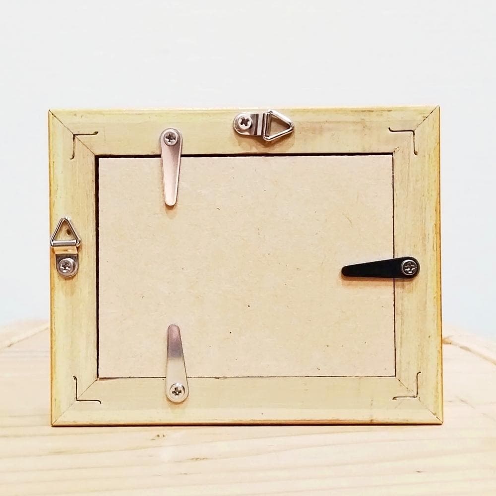 内野隆文　ぴょーん！　ドローイング　素描　鳥　カワイイ　現代アート　額縁　真作