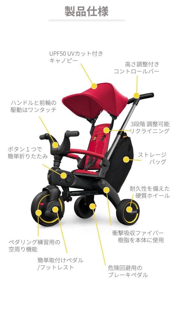 LIKI TRIKE doona リキトライク 三輪車