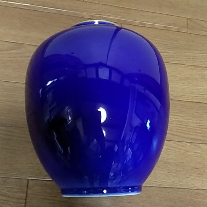 有田焼　深川製磁　染錦牡丹紋　花瓶　壷