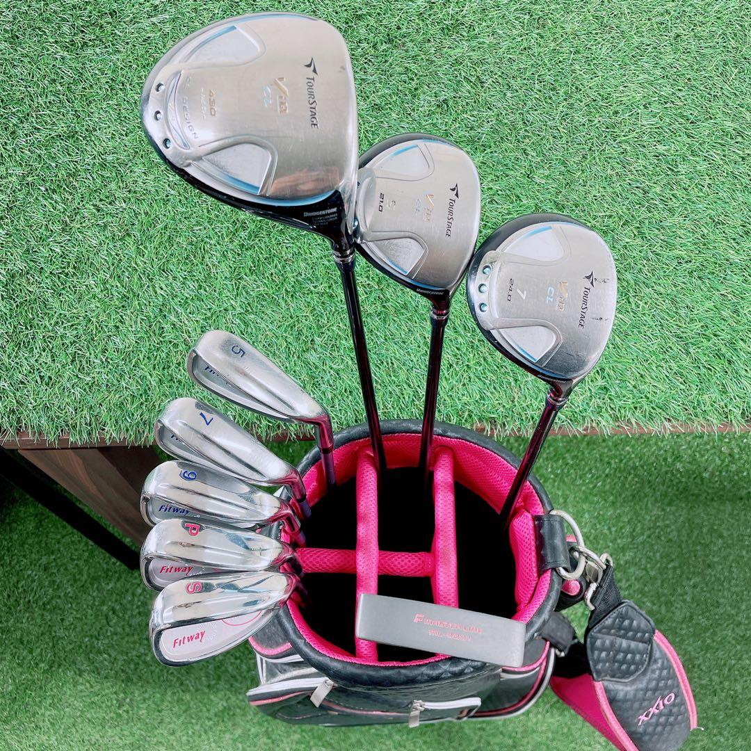 ゴルフクラブ　レディースセット　初心者 ツアーステージ ViQ CL N1858