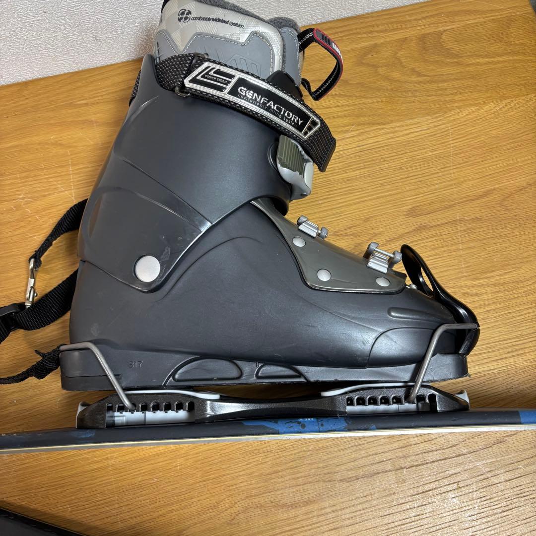 メンズショートスキーセット　Salomon GEN 27-27.5cm ブーツ付