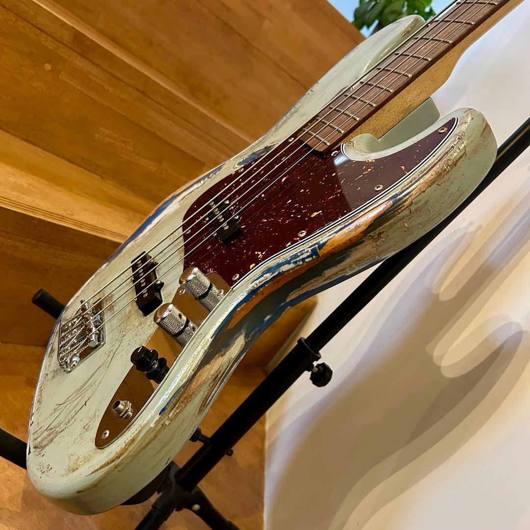 梟鸚鵡**ミントグリーン レリック仕様ジャズベース