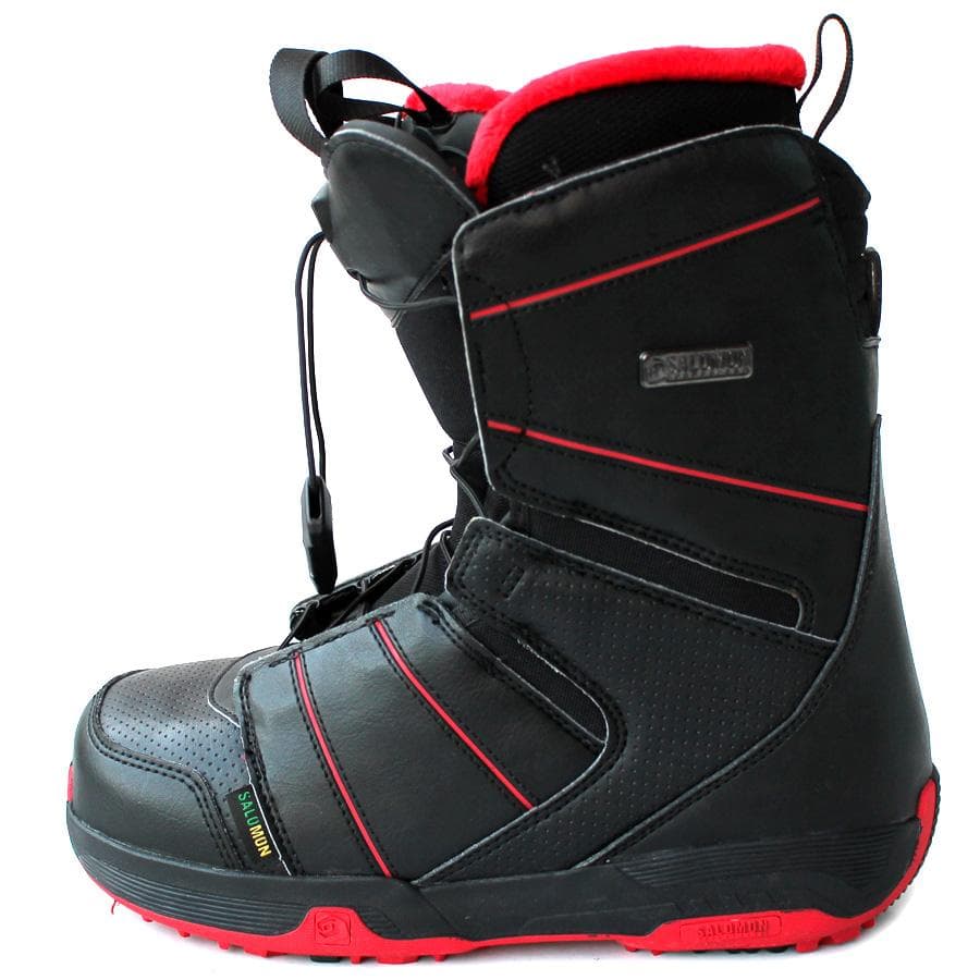 SALOMON FACTION スノーボードブーツ ブラック/レッド バッグ付き