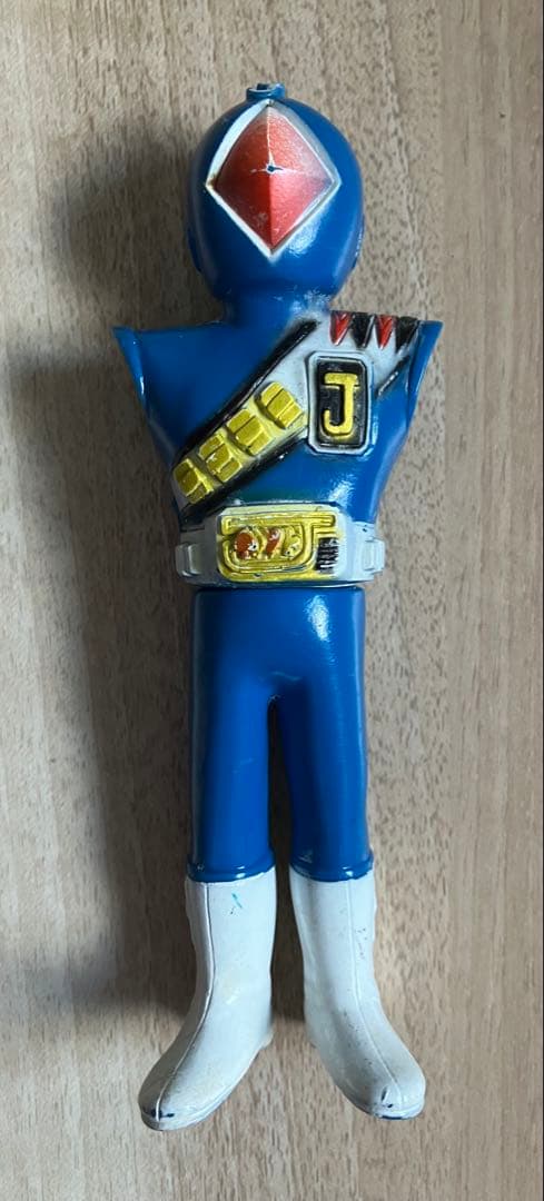 ジャッカー電撃隊 レトロ ソフビ5体セット　ポピー