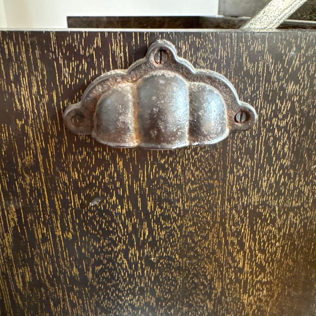 昭和レトロ 木製裁縫箱 ソーイングボックス 連動式 引き出し付き 古道具