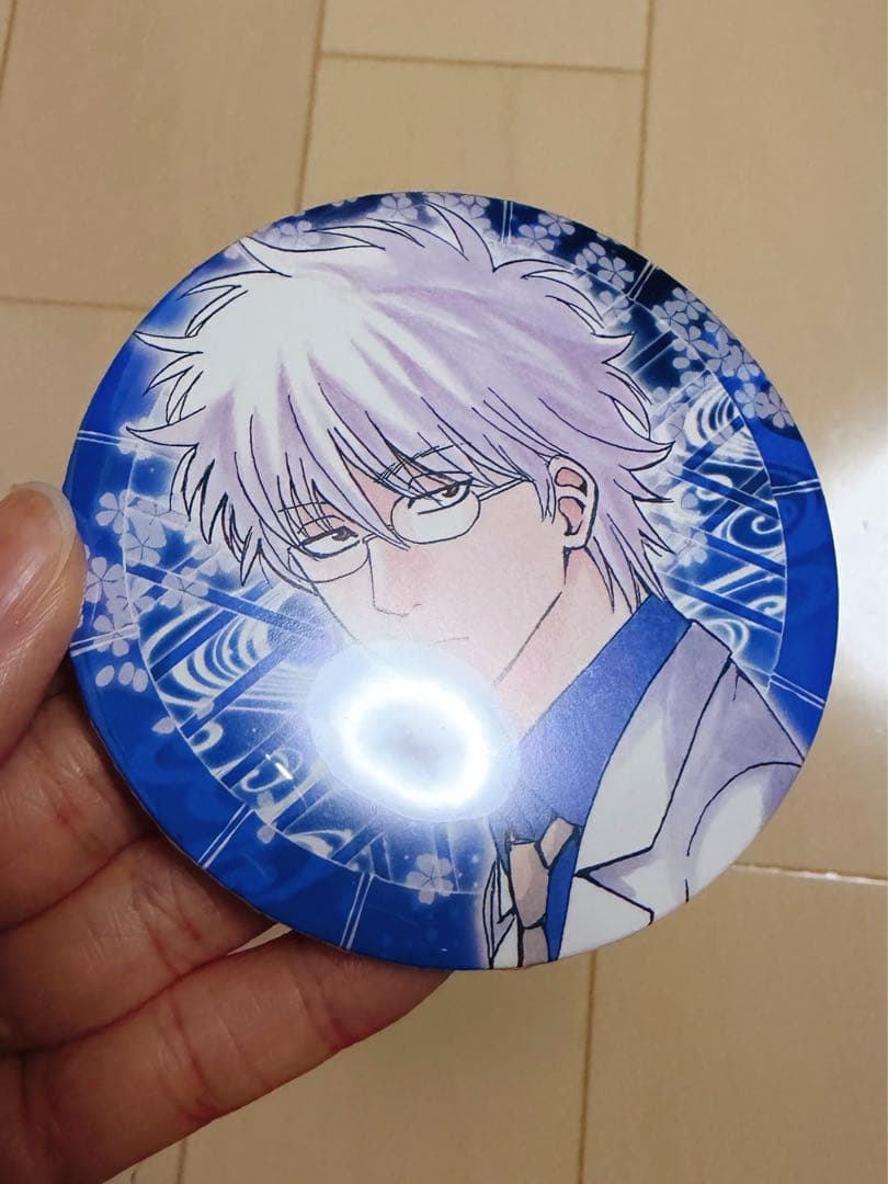 銀魂　大銀魂展 コレクション缶バッジ　原作　坂田銀時 3年Z組銀八先生