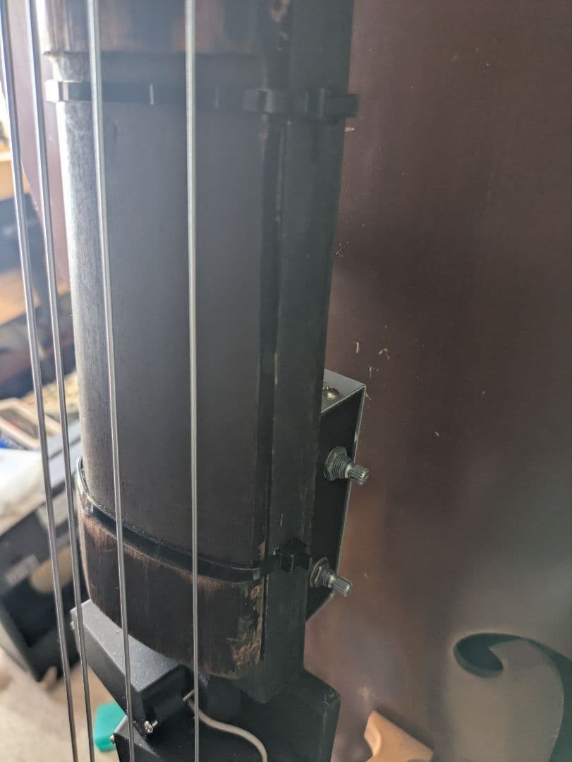 【自作】EMG ウッドベース　ピックアップ