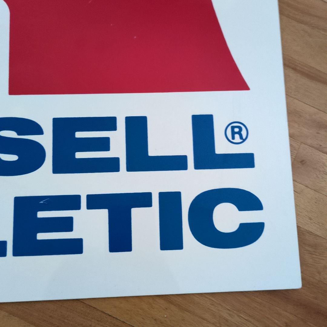 非売品 希少 レア RUSSELL ATHLETIC サインボード 看板