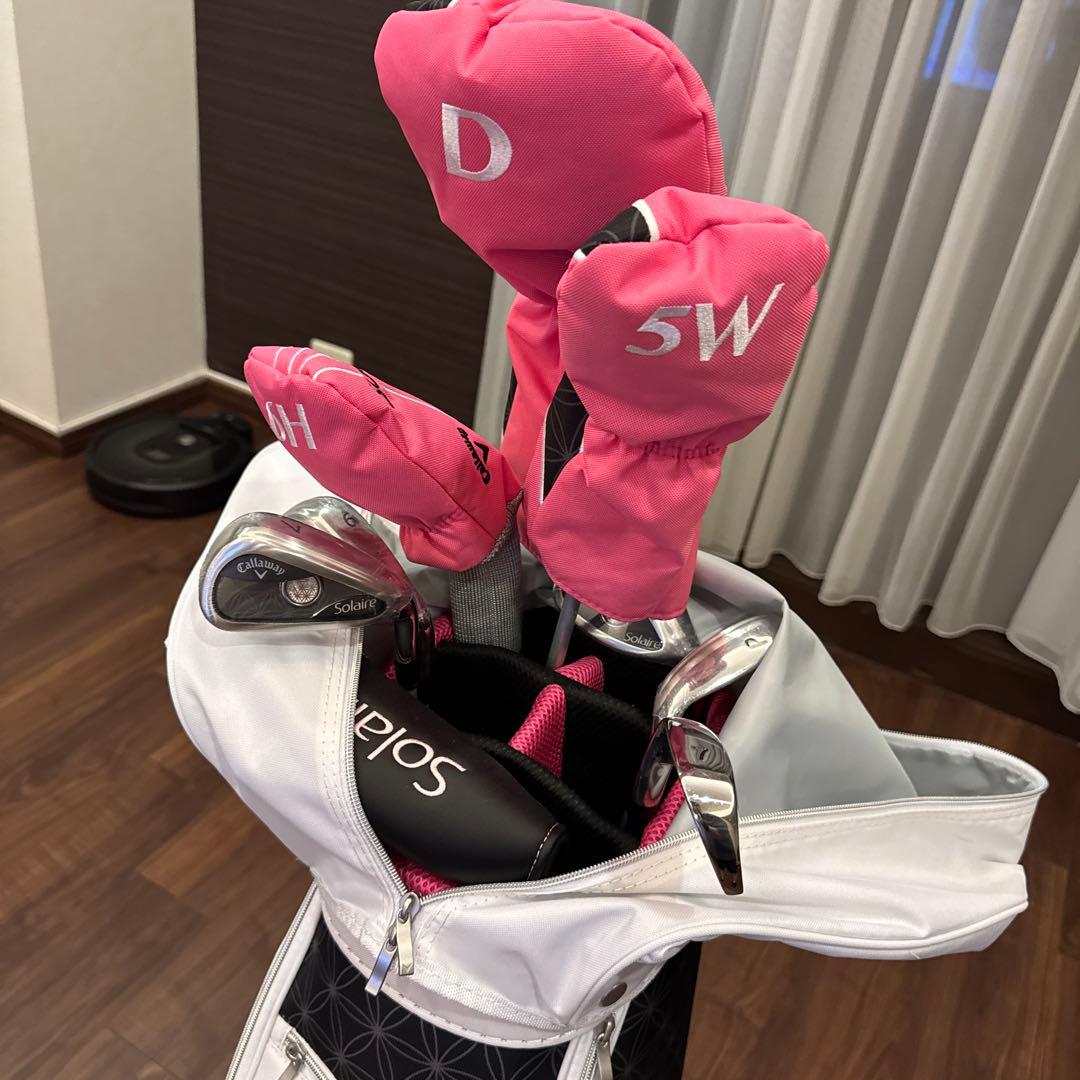 Callaway Solaire ゴルフバッグ・キャディバッグ　クラブセット