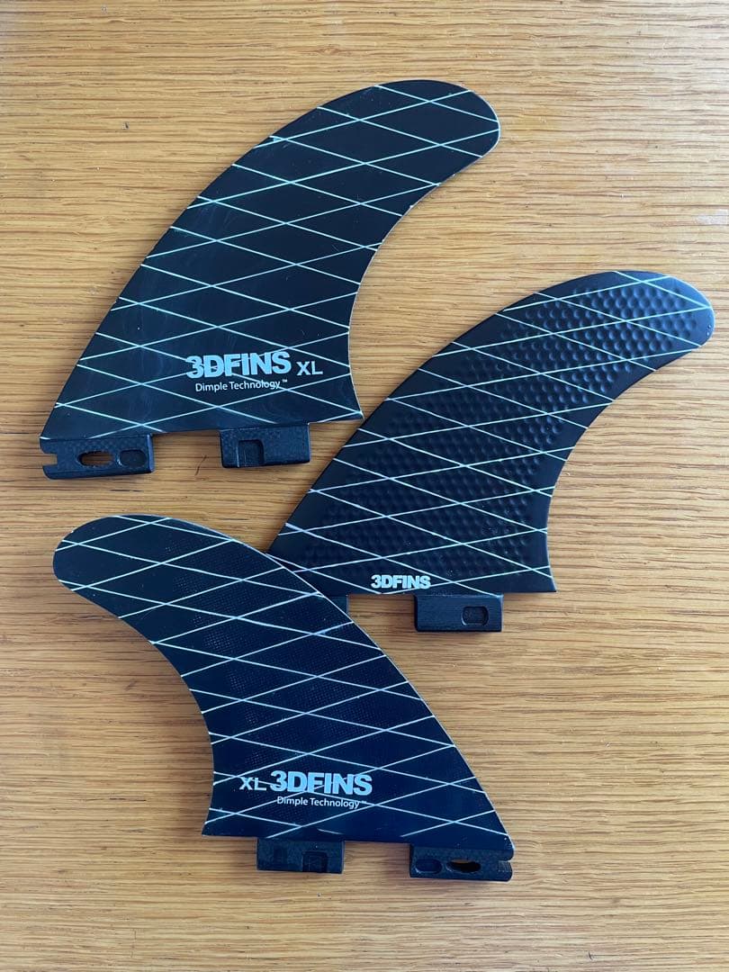 サーフィン・ボディボード 3D FINS FREEDOM Thruster 3DF2 XL