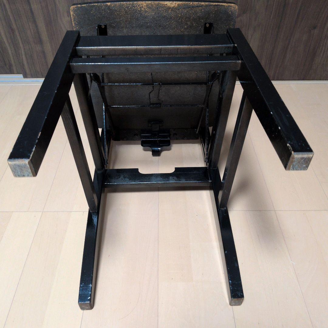 お天道さま　トムソン椅子　ピアノ椅子　背もたれ椅子