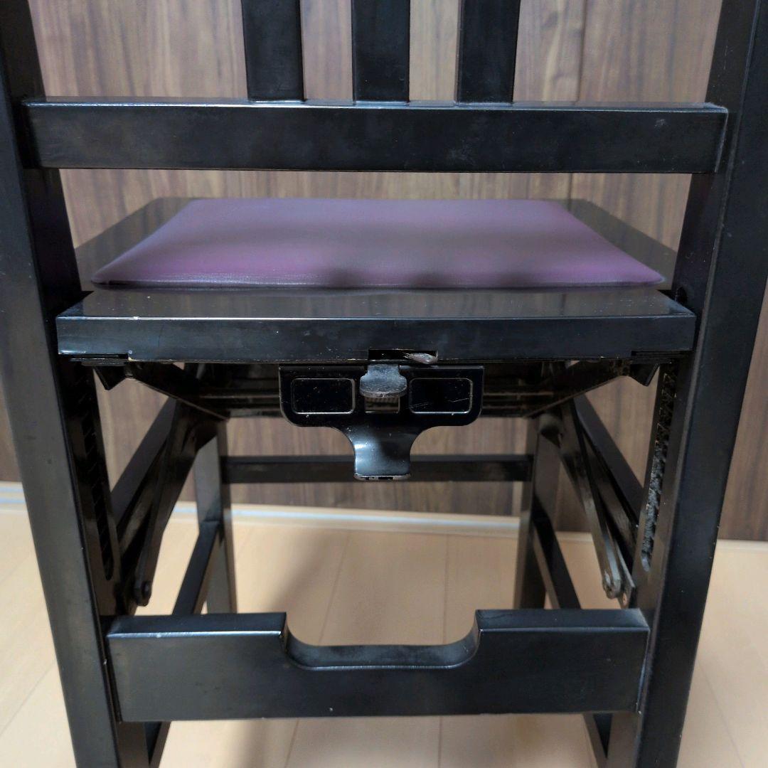 お天道さま　トムソン椅子　ピアノ椅子　背もたれ椅子