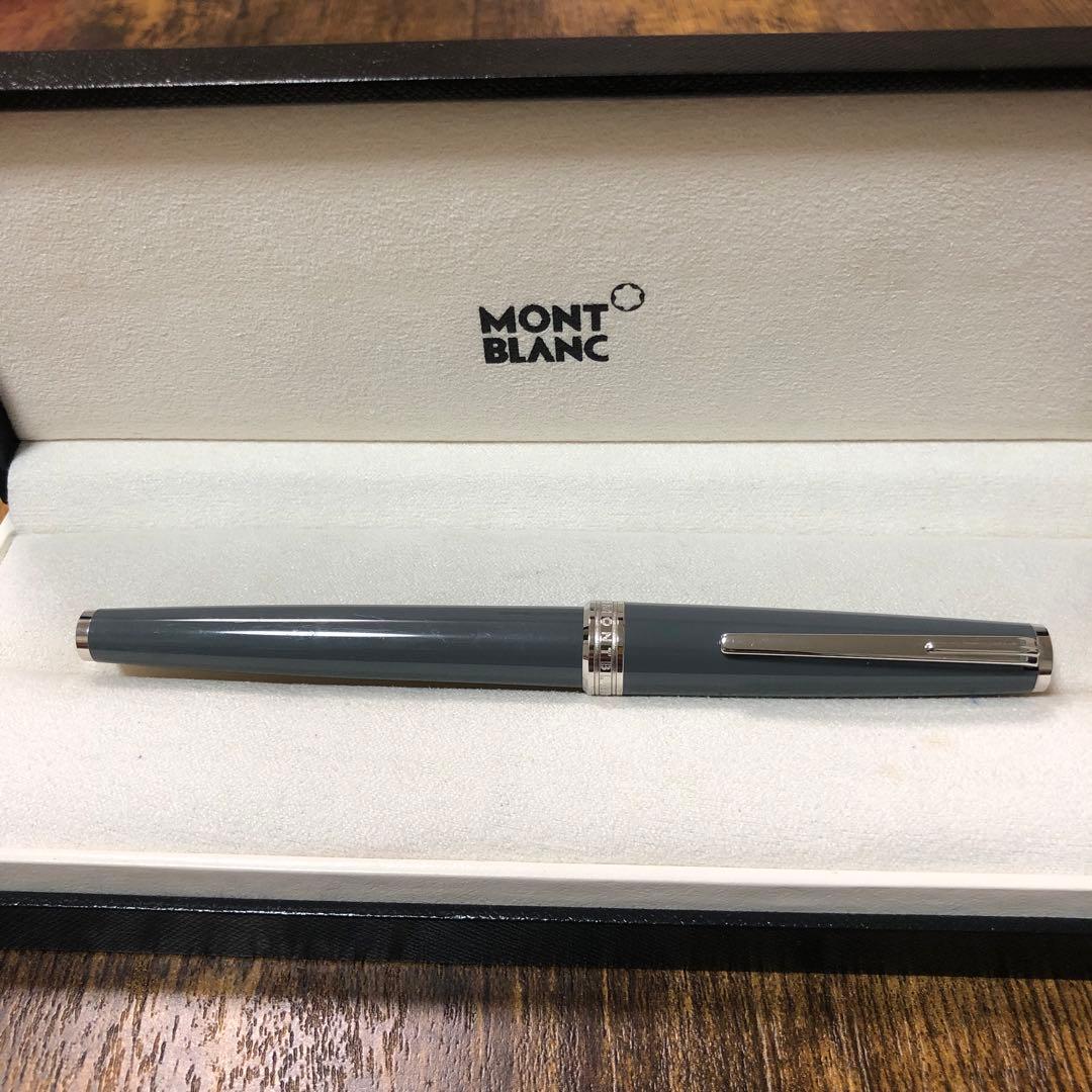 貴重色！☆即筆記可☆モンブラン PIX　ローラーボール　キャップ式　グレー