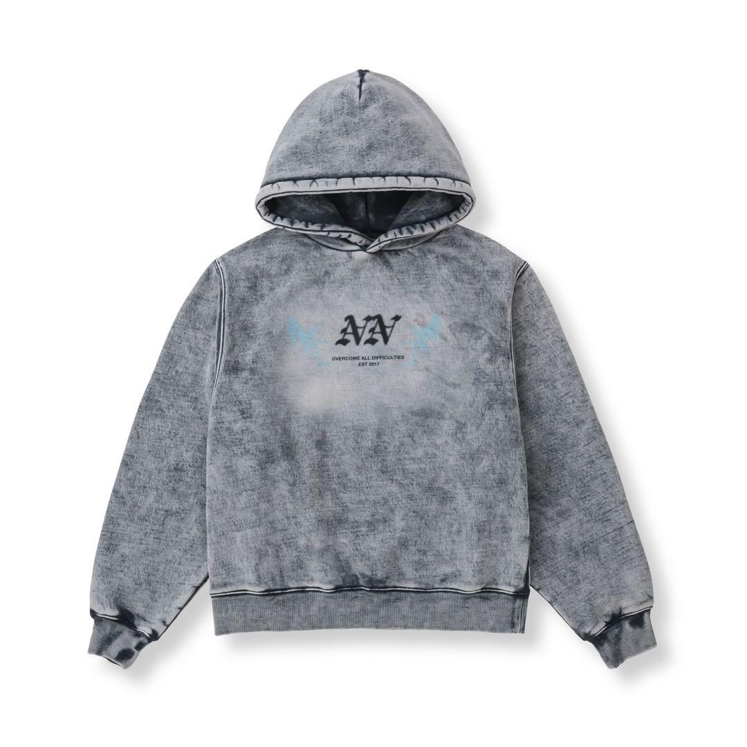 ミュージシャン NIL DUE / NIL UN Faded Bleach Hoodie