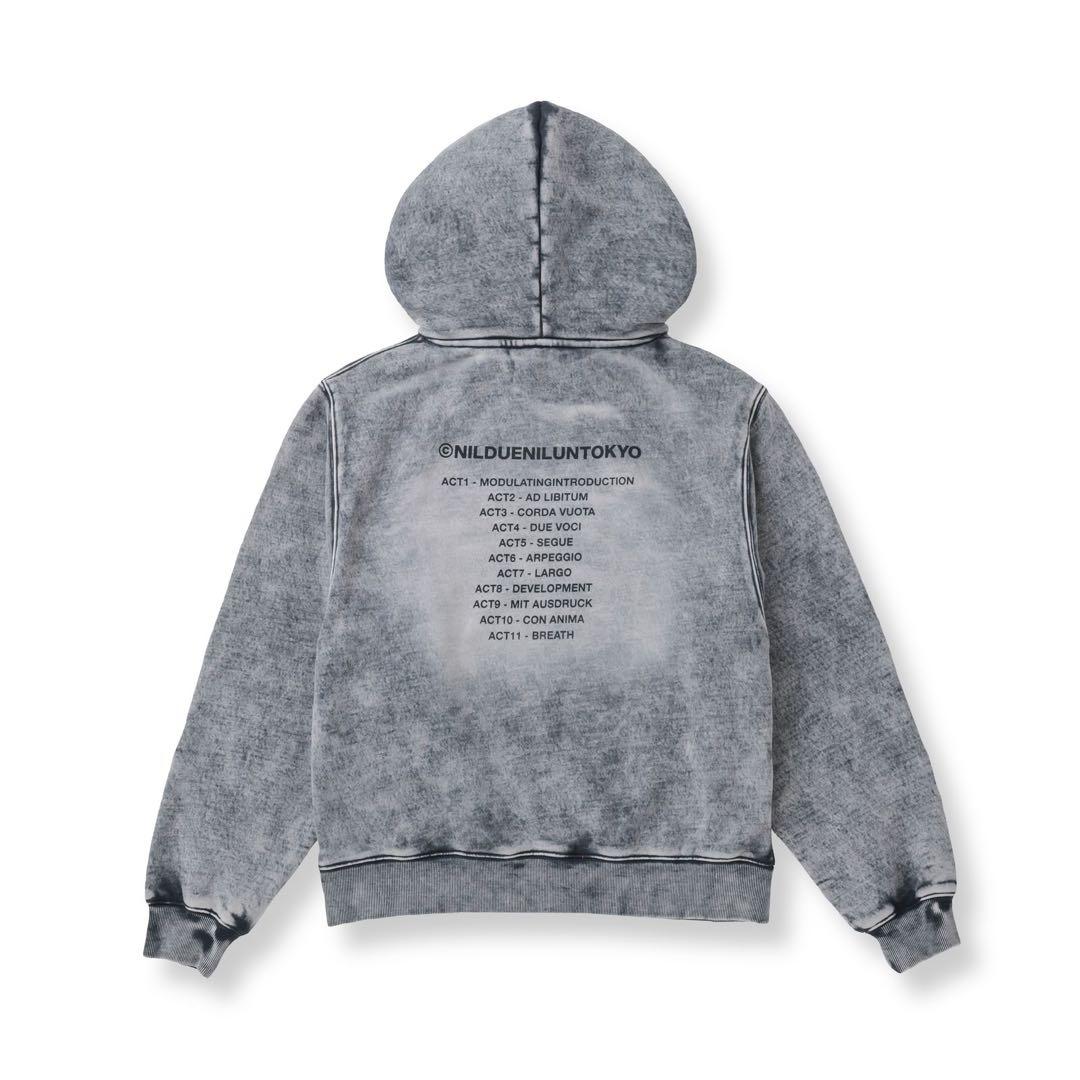 ミュージシャン NIL DUE / NIL UN Faded Bleach Hoodie