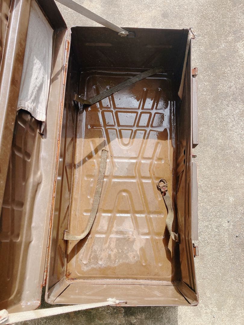 旧日本陸軍のミリタリーケースアンティークレトロ希少品ヴィンテージマニア向け