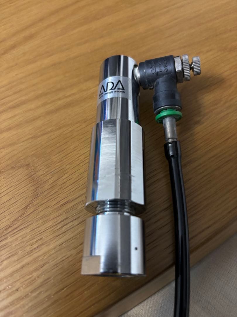 ADA CO2レギュレーター変換アダプター付 電磁弁/EL-バルブスタンドセット
