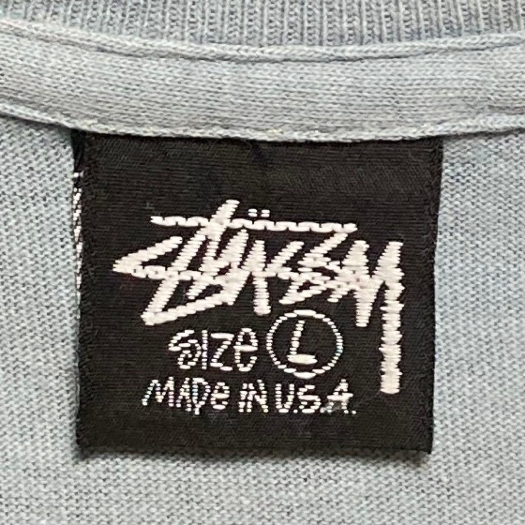レア★80s OLD STÜSSY クラウンクロス 黒タグ ビンテージ Tシャツ